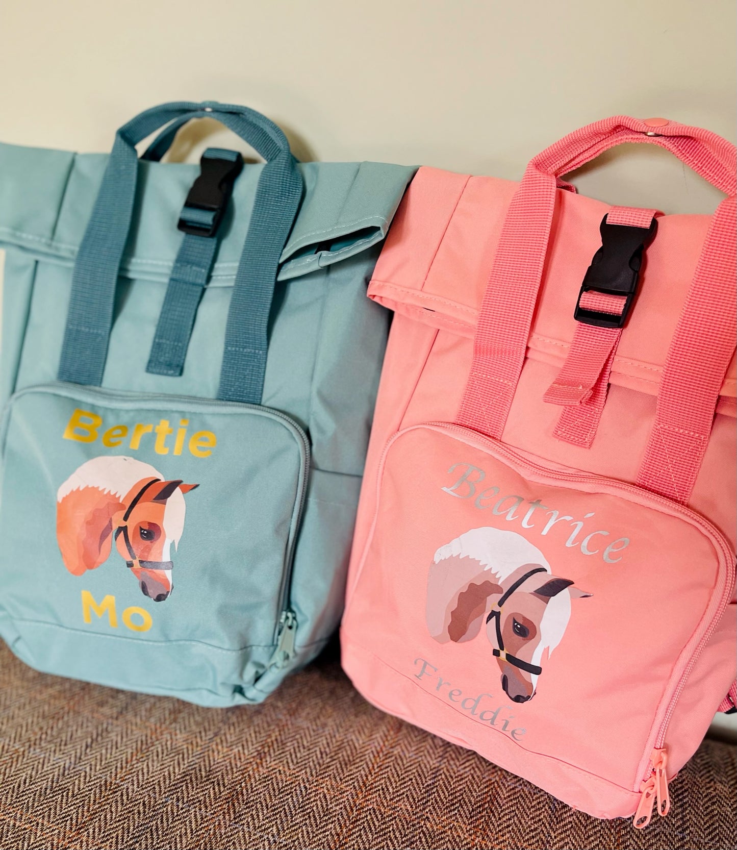 Custom Backpacks - stock print