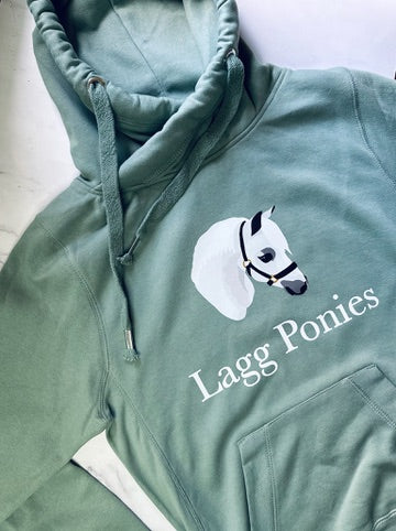 Cross-neck Hoodies - Printed