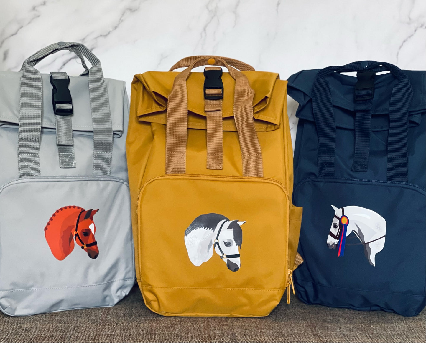 Custom Backpacks - stock print