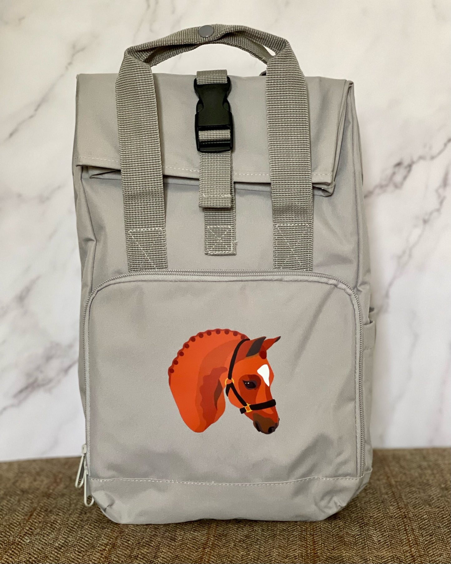 Custom Backpacks - stock print