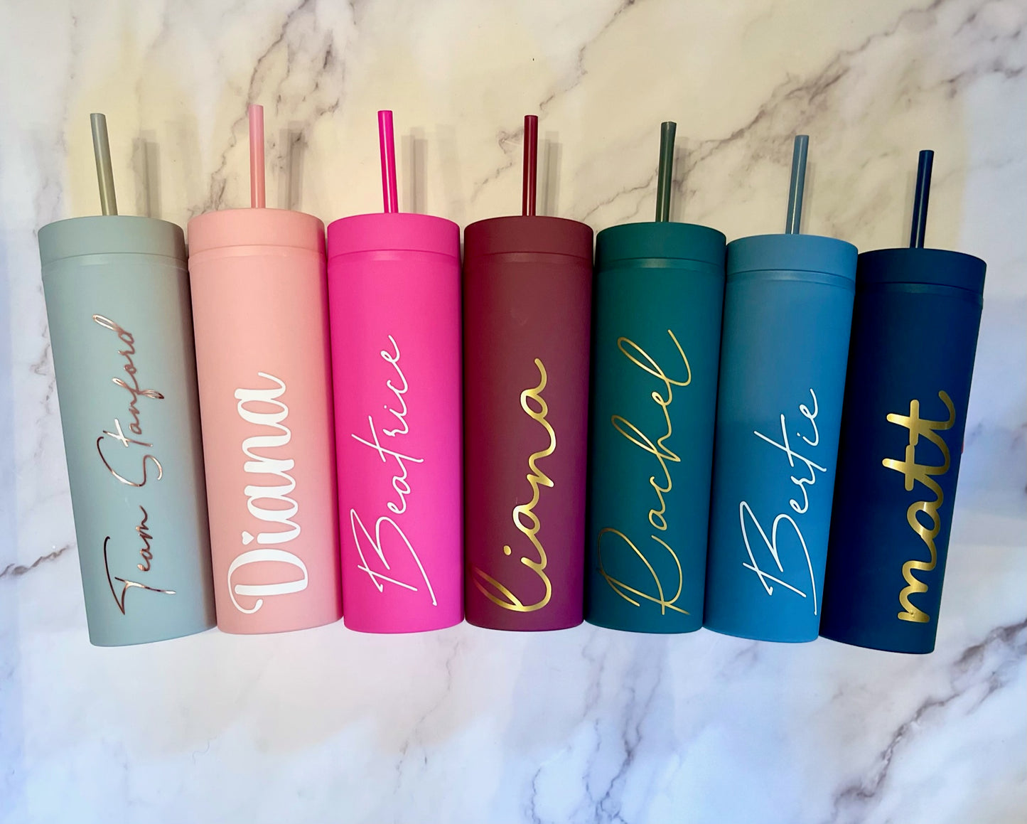 Personalised Skinny Tumblers