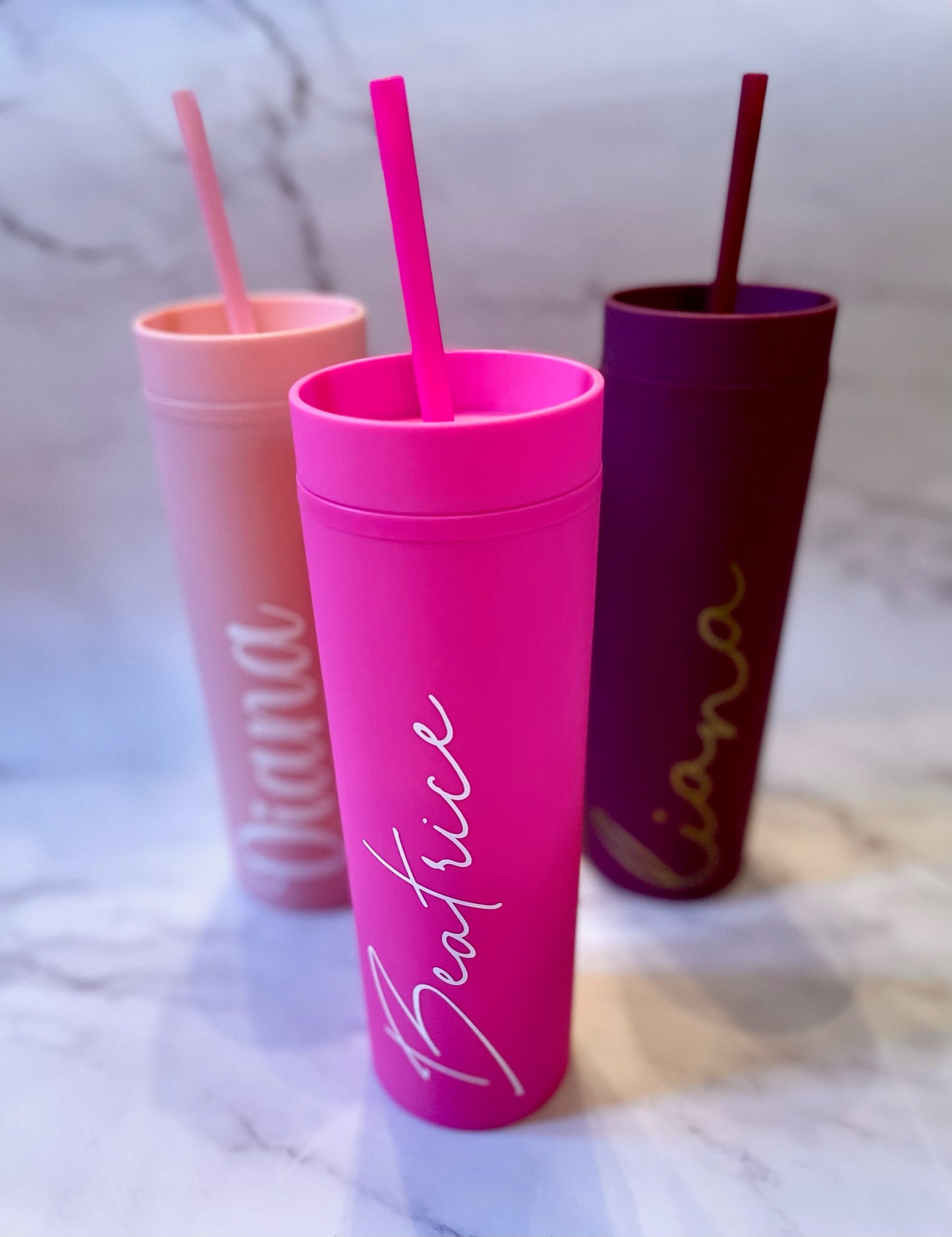 Personalised Skinny Tumblers