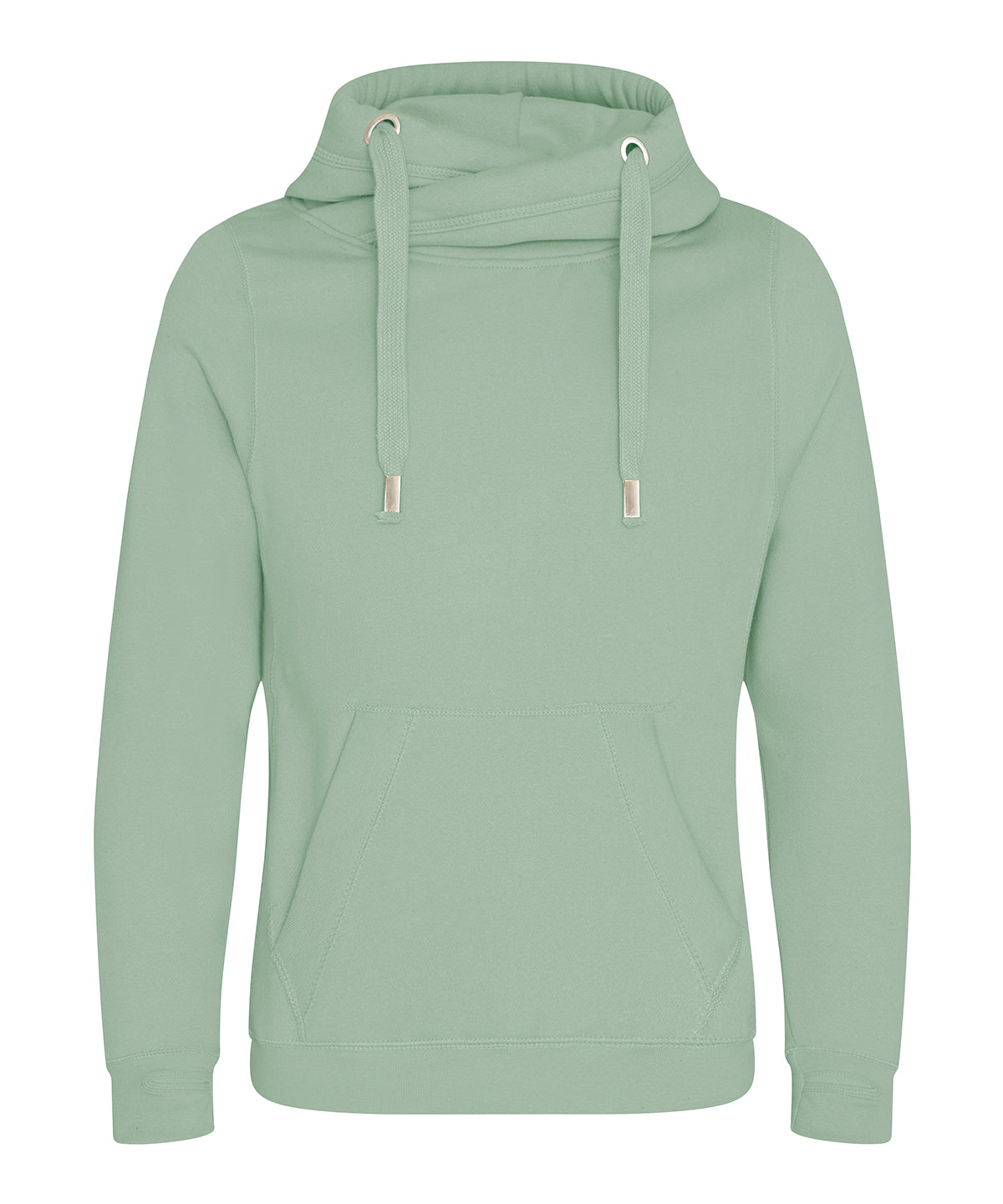 Cross-neck Hoodies - Printed