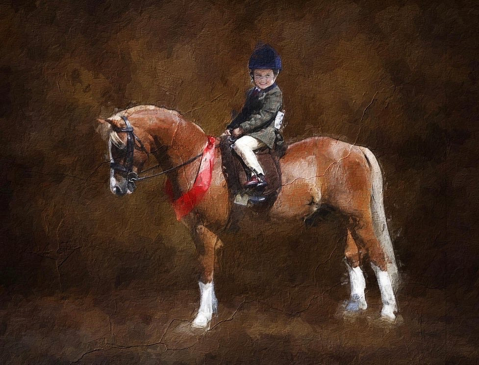Pet Portrait - 'Oil on canvas' Style