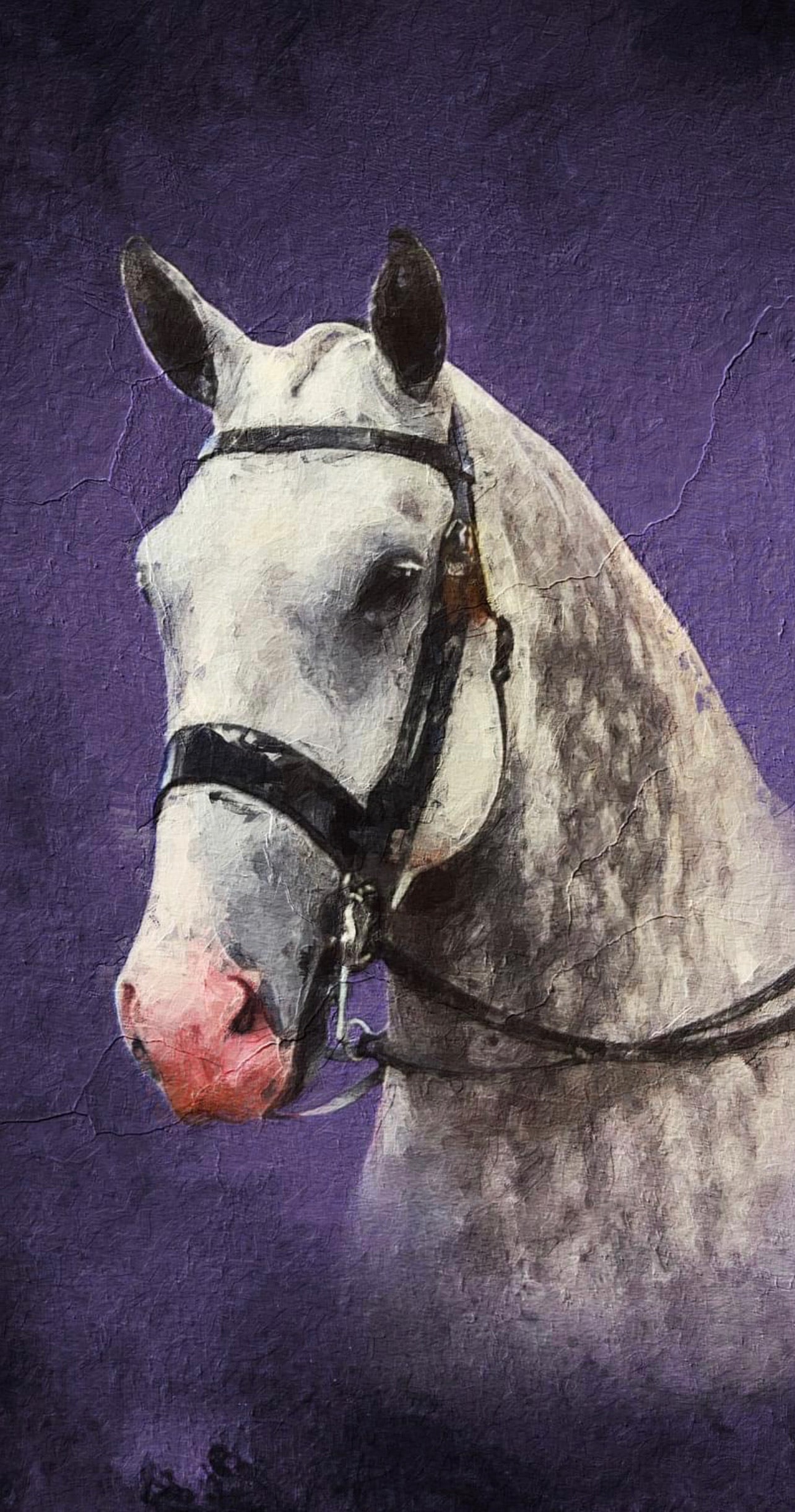 Pet Portrait - 'Oil on canvas' Style