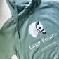 Cross-neck Hoodies - Printed