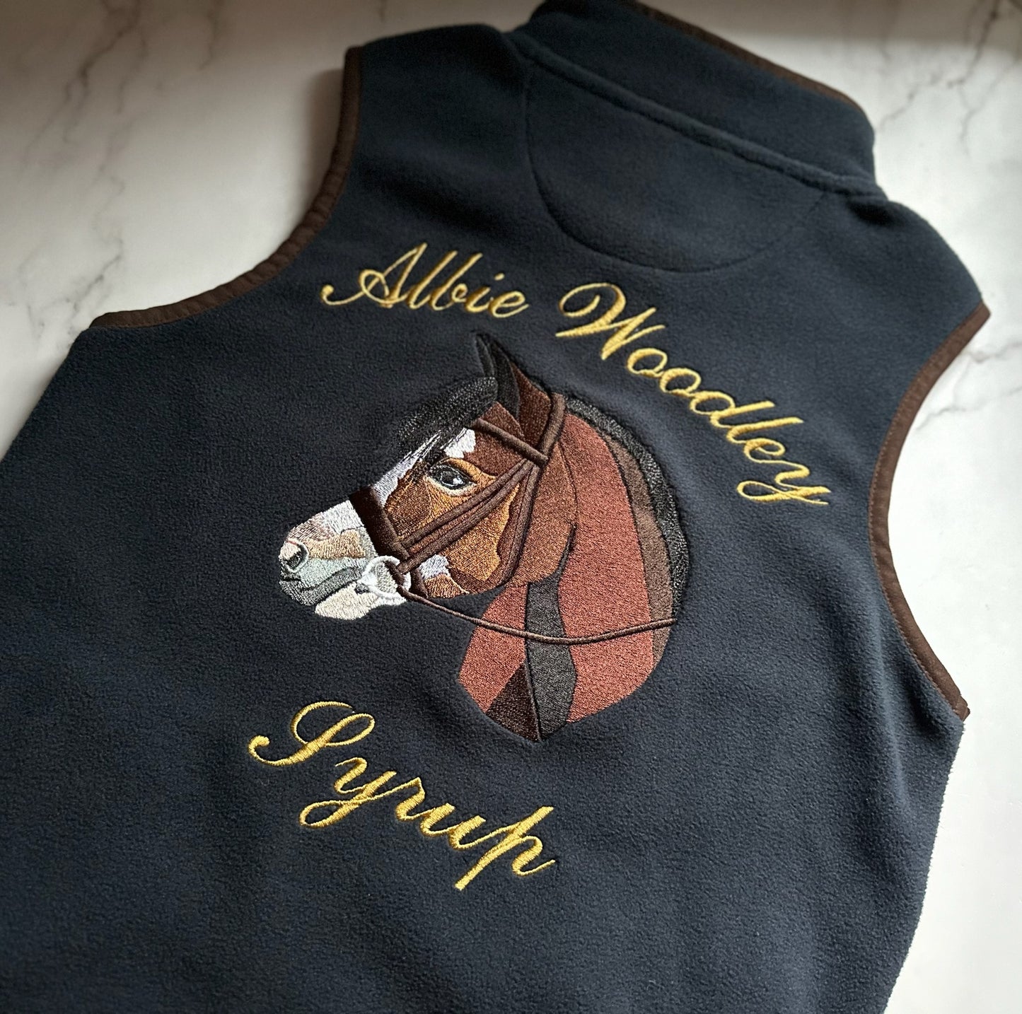 Fleece Gilet - Bespoke Pet Embroidery