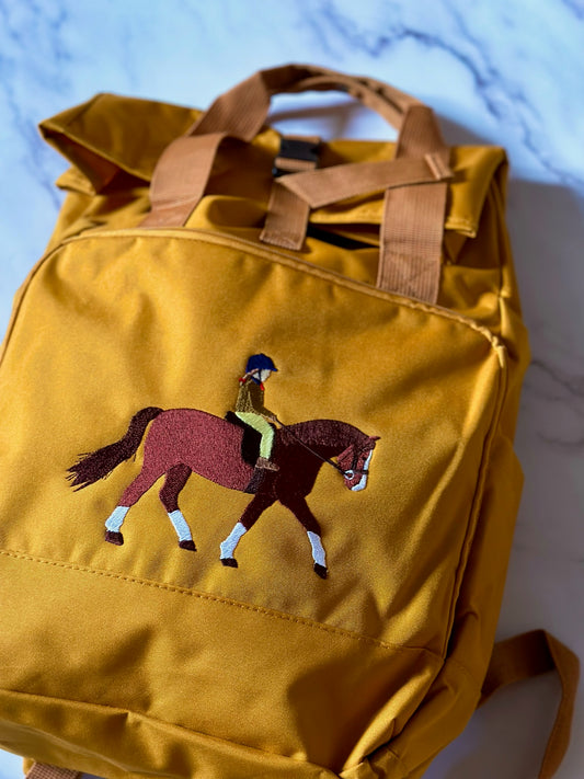 Custom Backpacks XL - stock embroidery